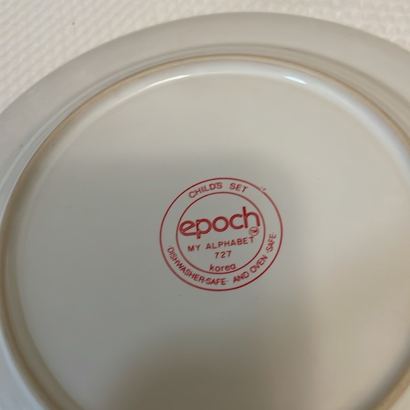 My Alphabet By Epoch Child’s plate set - Picture 6 of 6